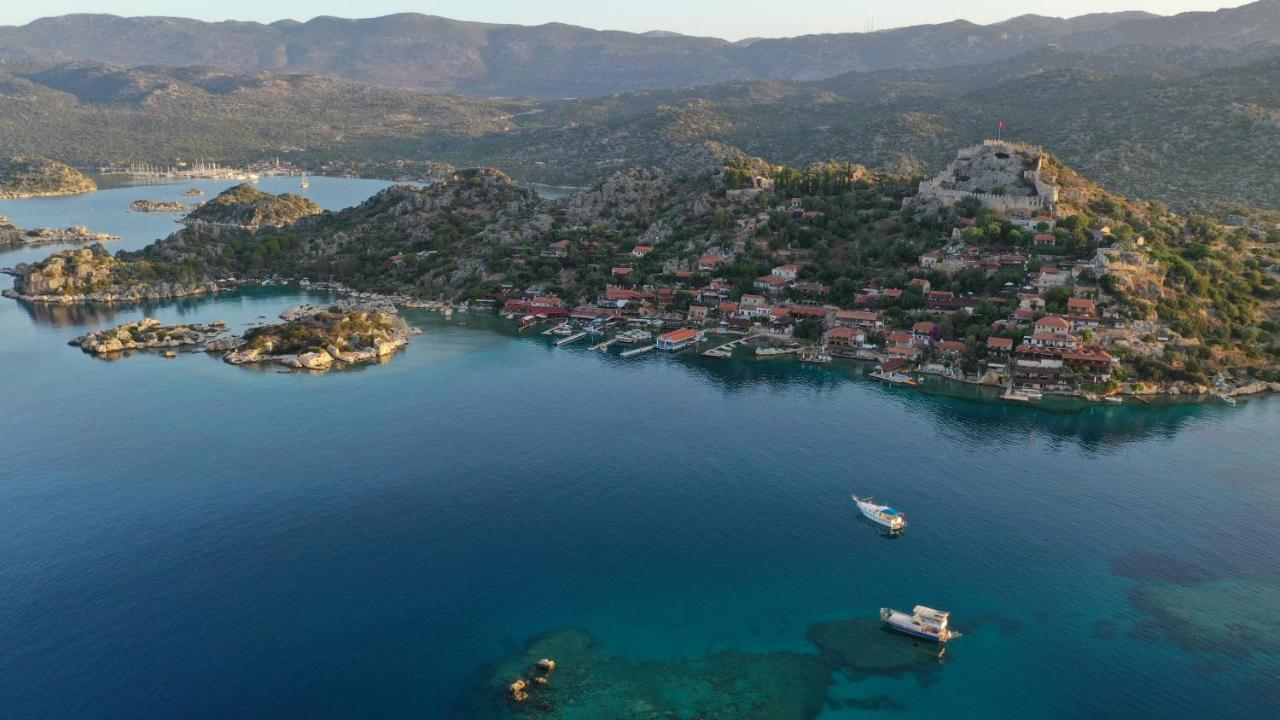 Istlada Tas Ev Apart - Kekova View Kapakli Luaran gambar